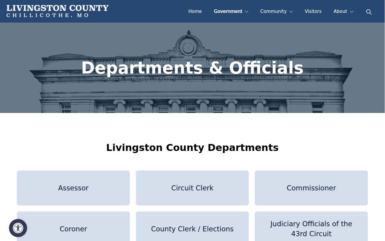 Livingston County official office directory