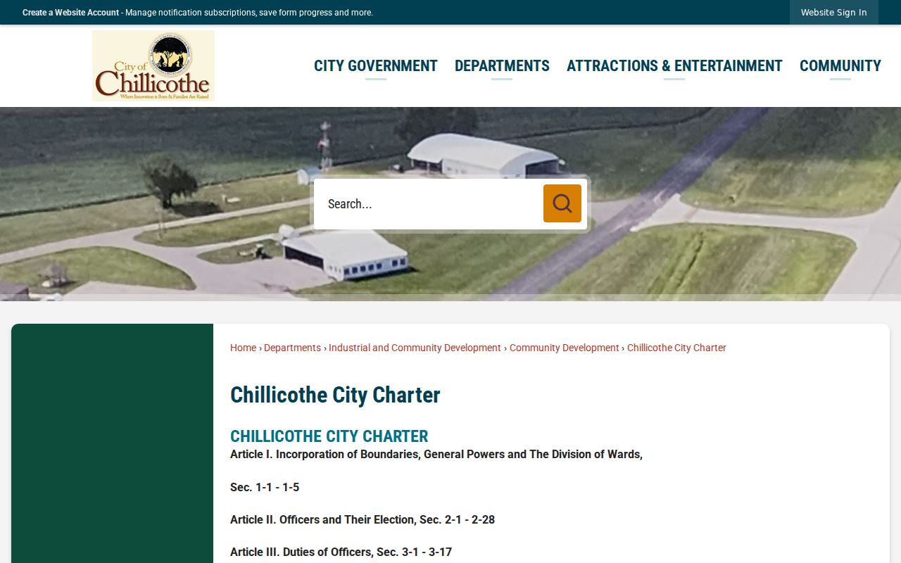 Chillicothe municipal summons and warrant provisions